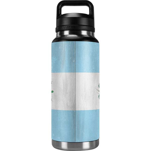 Guatemala Flag Distressed YETI Rambler 36oz Bottle Skin