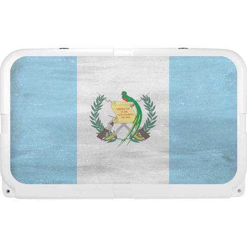 Guatemala Flag Distressed YETI Tundra 45 Hard Cooler Skin