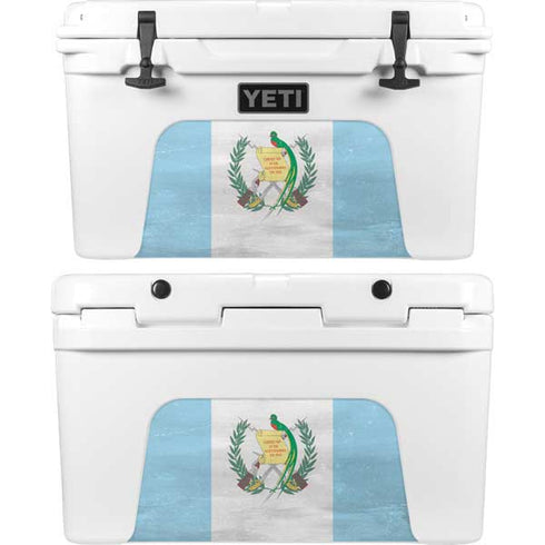 Guatemala Flag Distressed YETI Tundra 45 Hard Cooler Skin