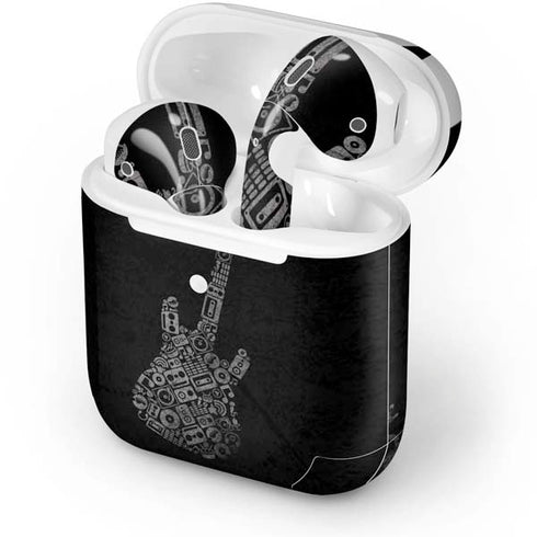 Guitar Pattern Apple AirPods Skin