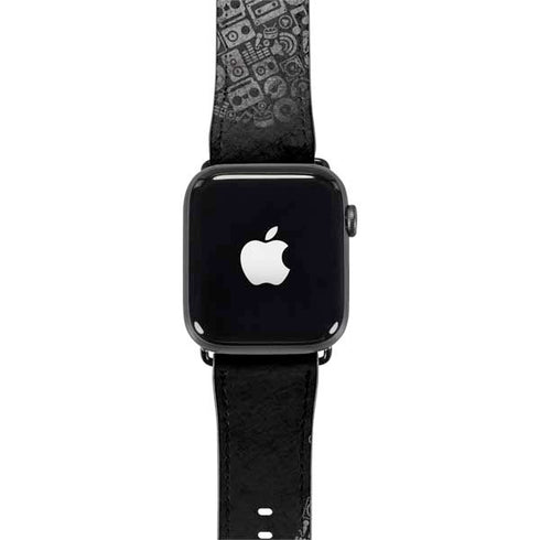 Guitar Pattern Apple Watch Band 42-44mm