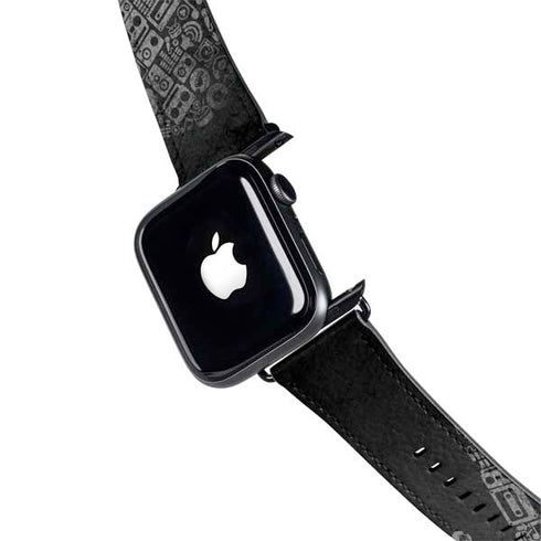 Guitar Pattern Apple Watch Band 42-44mm