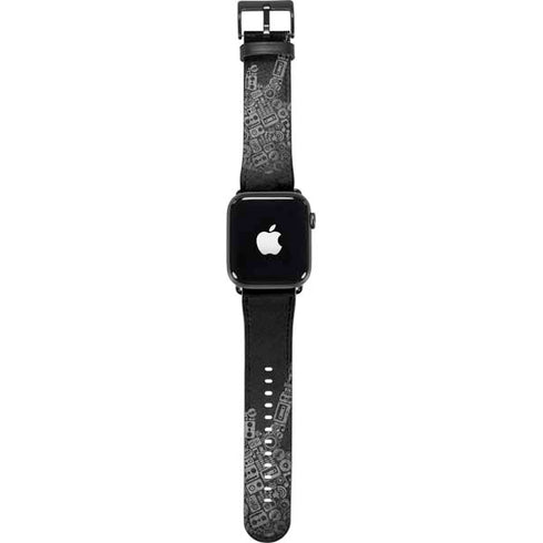 Guitar Pattern Apple Watch Band 42-44mm