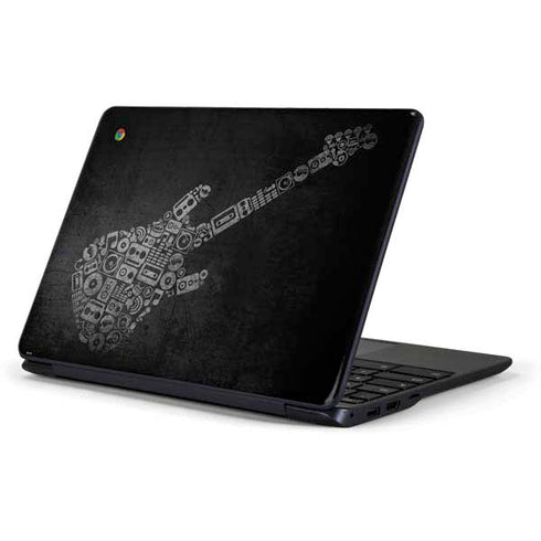 Guitar Pattern Samsung Chromebook Skin