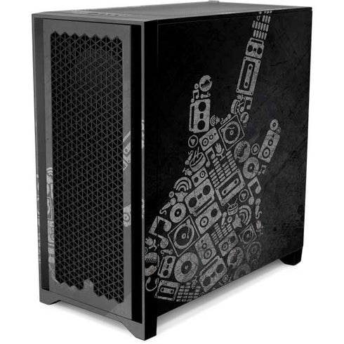Guitar Pattern Corsair 4000D Tempered Glass Mid-Tower ATX Case Skin