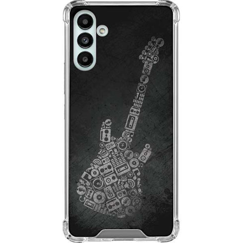 Guitar Pattern Galaxy A13 5G Clear Case