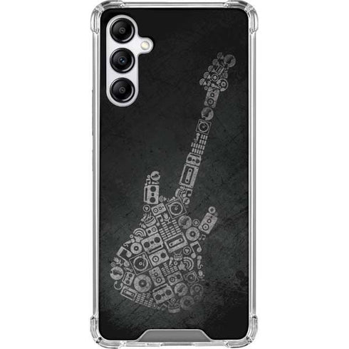 Guitar Pattern Galaxy A14 5G Clear Case