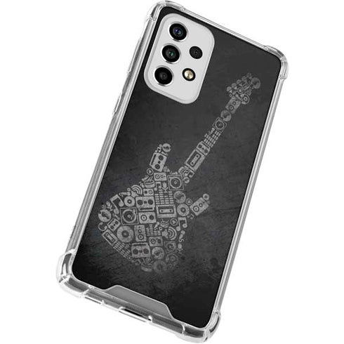 Guitar Pattern Galaxy A33 5G Clear Case