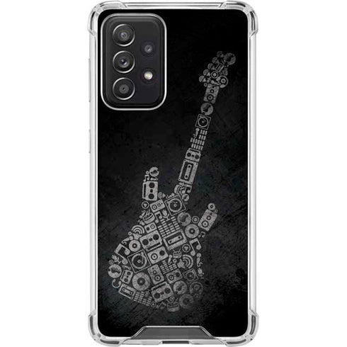 Guitar Pattern Galaxy A52 5G Clear Case