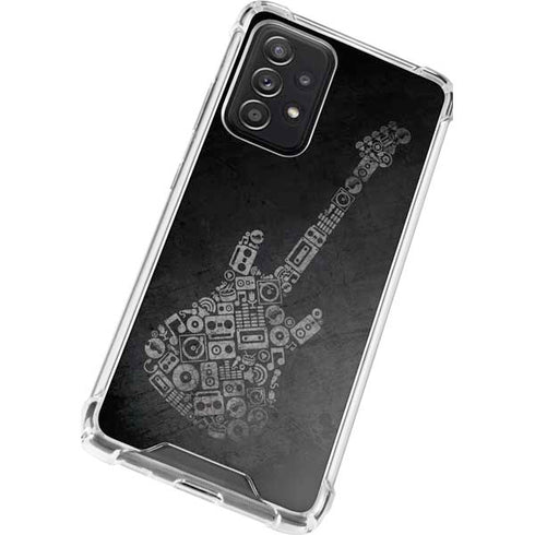 Guitar Pattern Galaxy A52 5G Clear Case