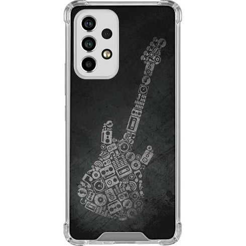 Guitar Pattern Galaxy A53 5G Clear Case