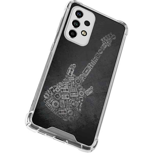 Guitar Pattern Galaxy A53 5G Clear Case