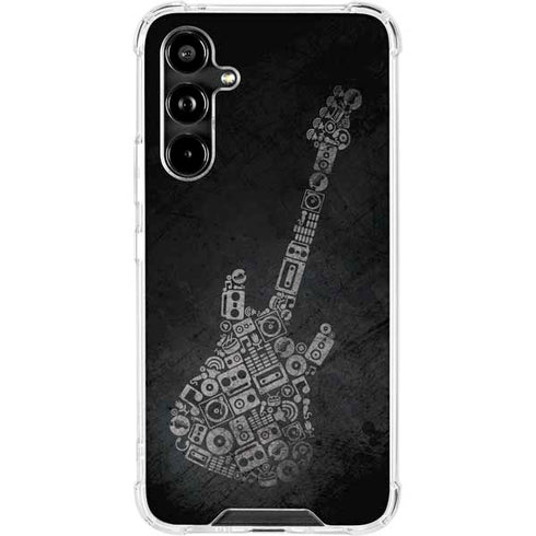Guitar Pattern Galaxy A54 5G Clear Case