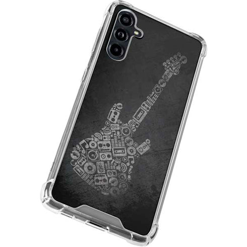 Guitar Pattern Galaxy A54 5G Clear Case
