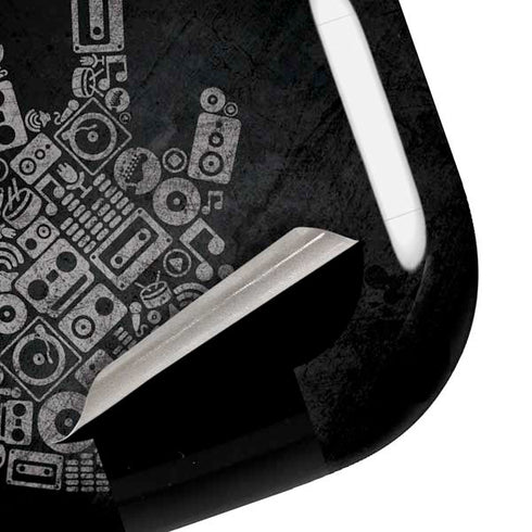 Guitar Pattern Galaxy Buds Live Skin