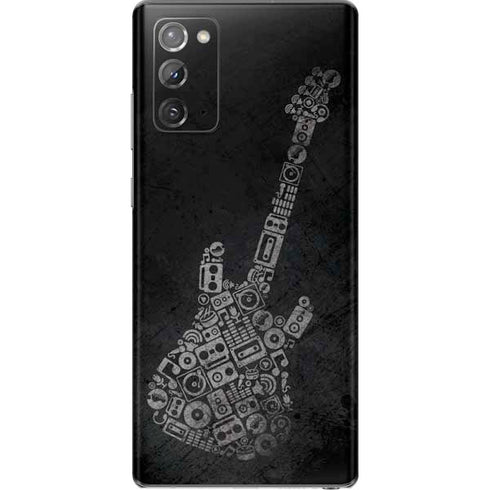 Guitar Pattern Galaxy Note20 5G Skin