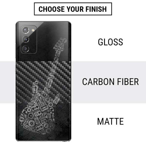 Guitar Pattern Galaxy Note20 5G Skin