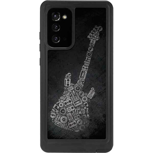 Guitar Pattern Galaxy Note20 5G Waterproof Case