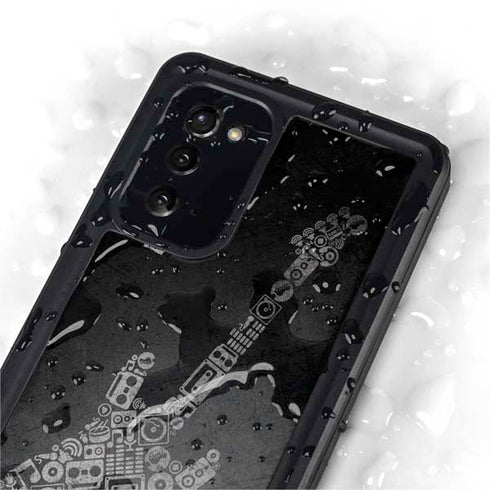 Guitar Pattern Galaxy Note20 5G Waterproof Case