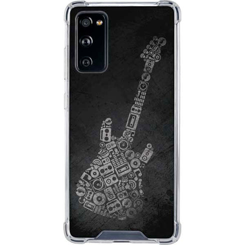 Guitar Pattern Galaxy S20 FE Clear Case