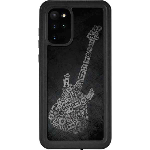 Guitar Pattern Galaxy S20 Plus Waterproof Case