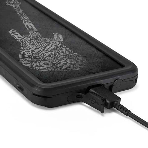 Guitar Pattern Galaxy S20 Plus Waterproof Case