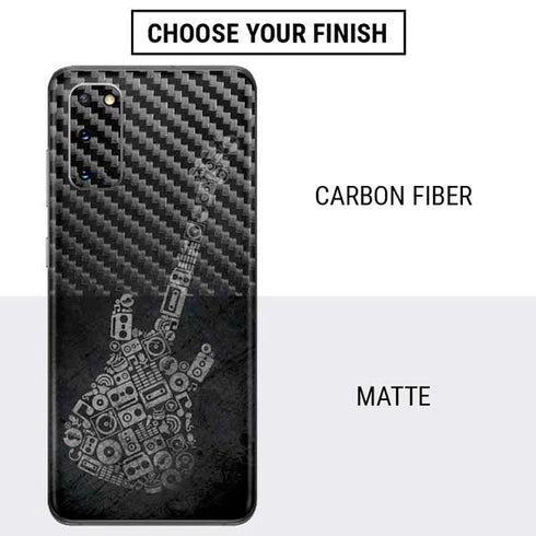 Guitar Pattern Galaxy S20 Skin