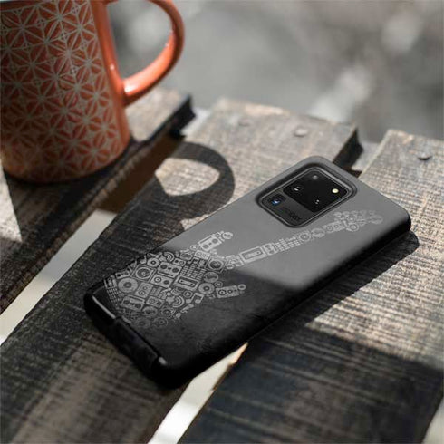 Guitar Pattern Galaxy S20 Ultra 5G Pro Case