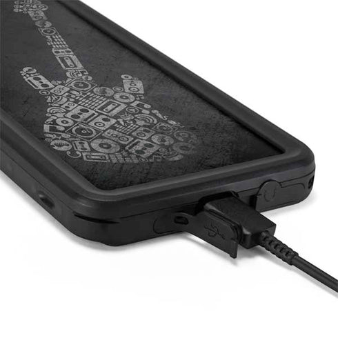 Guitar Pattern Galaxy S20 Waterproof Case