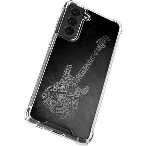 Guitar Pattern Galaxy S21 FE Clear Case