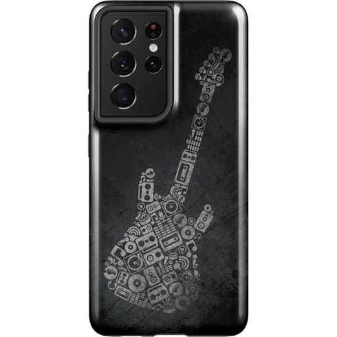 Guitar Pattern Galaxy S21 Ultra 5G Pro Case