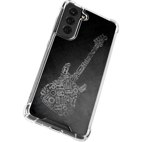 Guitar Pattern Galaxy S22 Clear Case