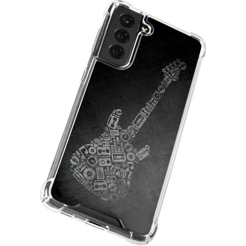 Guitar Pattern Galaxy S22 Plus Clear Case
