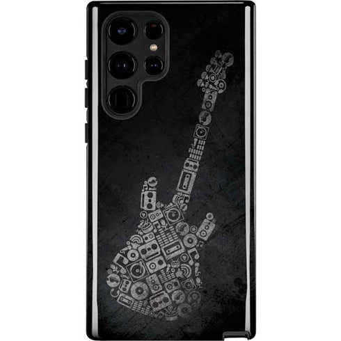 Guitar Pattern Galaxy S22 Ultra Pro Case