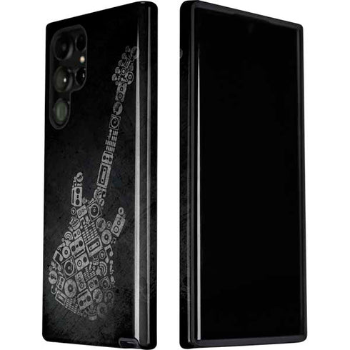 Guitar Pattern Galaxy S22 Ultra Pro Case