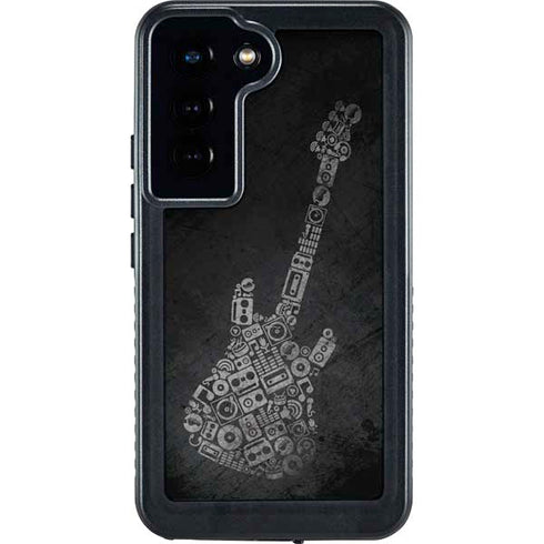 Guitar Pattern Galaxy S23 Waterproof Case