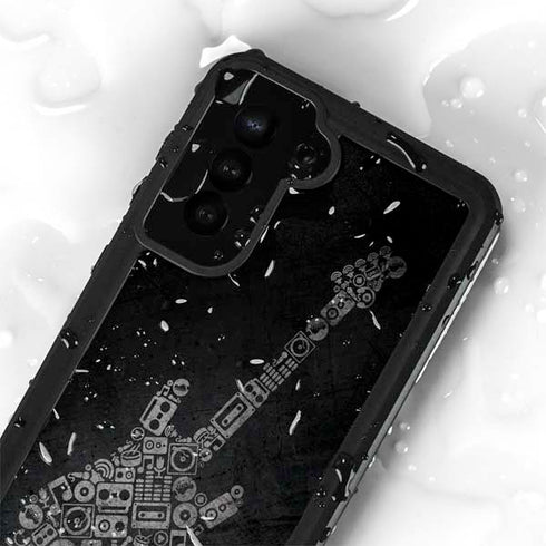 Guitar Pattern Galaxy S23 Waterproof Case