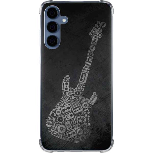 Guitar Pattern Galaxy S24 Clear Case