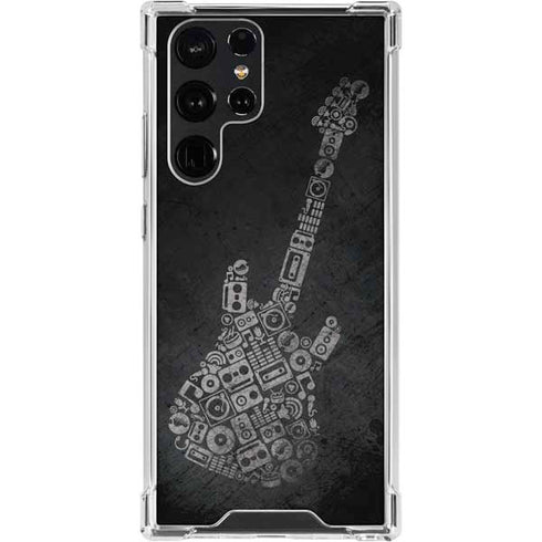 Guitar Pattern Galaxy S24 Ultra Clear Case