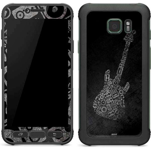 Guitar Pattern Galaxy S7 Active Skin