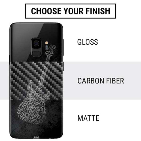 Guitar Pattern Galaxy S9 Skin