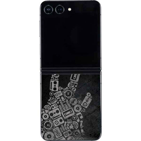 Guitar Pattern Galaxy Z Flip5 5G Skin