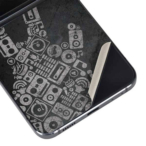 Guitar Pattern Galaxy Z Flip5 5G Skin