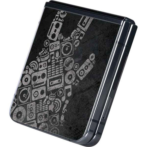 Guitar Pattern Galaxy Z Flip5 5G Skin