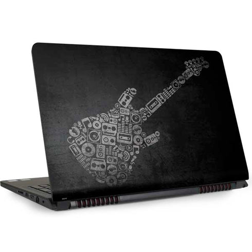 Guitar Pattern Dell Inspiron Skin