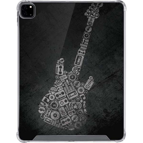 Guitar Pattern iPad Pro 12.9in (2020) Clear Case