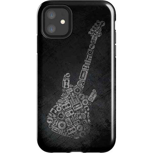 Guitar Pattern iPhone 11 Impact Case