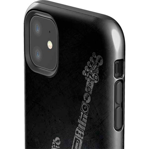 Guitar Pattern iPhone 11 Impact Case