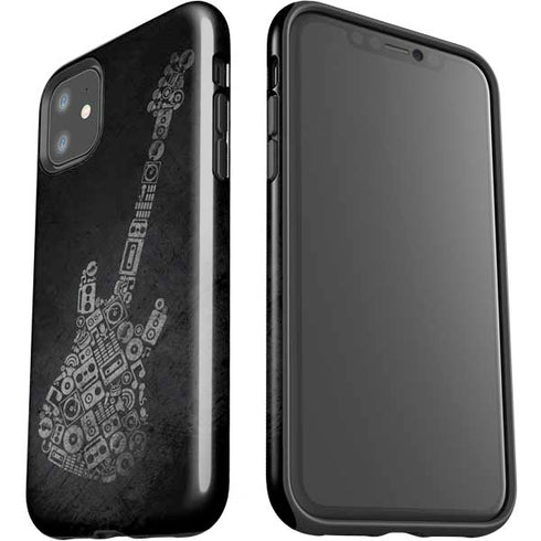 Guitar Pattern iPhone 11 Impact Case
