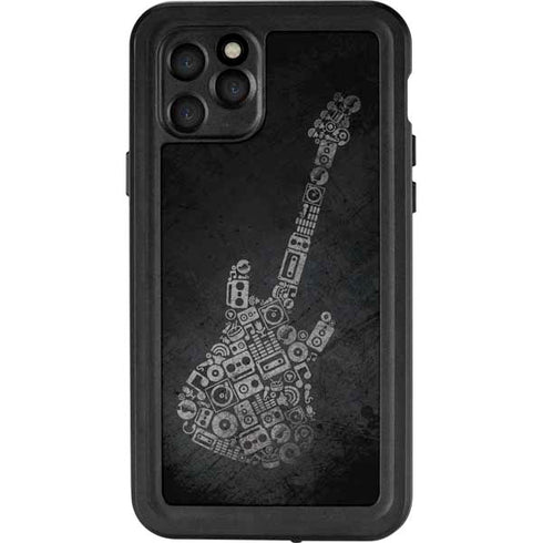 Guitar Pattern iPhone 11 Pro Waterproof Case